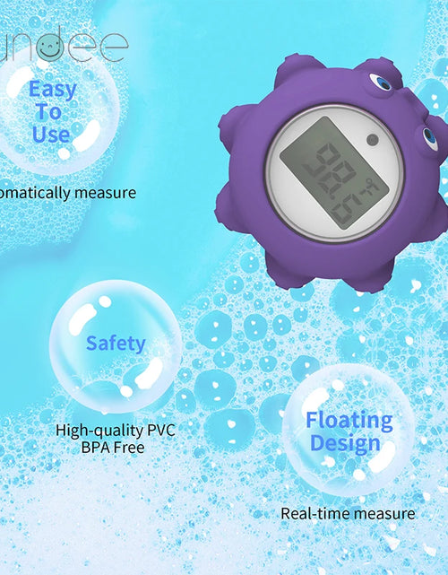 Load image into Gallery viewer, Baby Bath Water Thermometer Shower Products Safety Temperature Waterproof Digital Thermometer Newborn Floating Bathtub Toy
