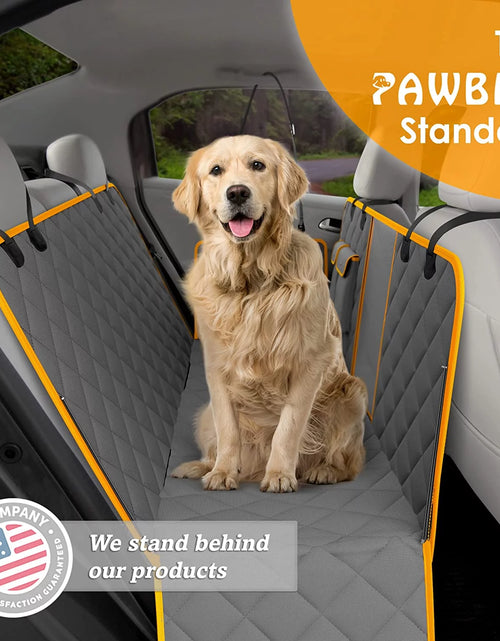 Load image into Gallery viewer, Dog Car Seat Cover – Nonslip &amp; Scratchproof Dog Seat Covers for Cars – Waterproof Car Seat Covers for Dogs with Bonus Car Seat Belt – SUV, Trucks &amp; Car Hammock for Dogs with Front Mesh Window
