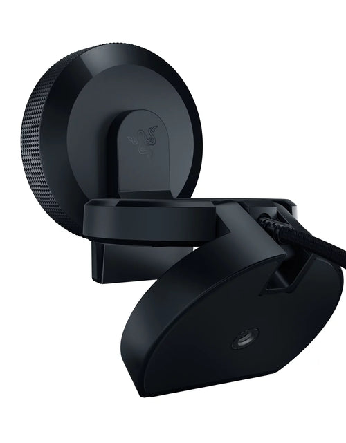 Load image into Gallery viewer, Kiyo Streaming Webcam, Full HD, Auto Focus, Ring Light with Adjustable Brightness, Black
