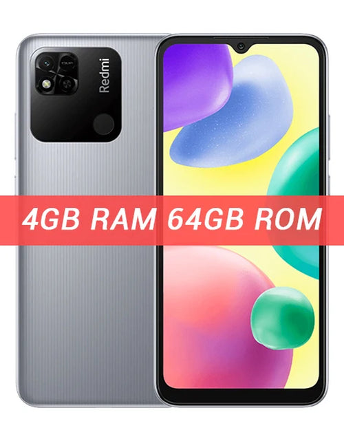 Load image into Gallery viewer, Original  Redmi 10A Global Rom Smartphone 4+64GB 6.53&#39; HD Display Helio G25 Octa Core 13MP Fingerprint 5000Mah Smart Phone
