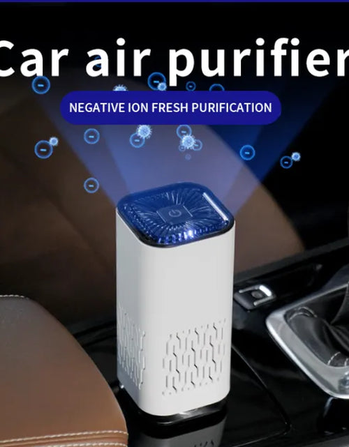 Load image into Gallery viewer, Car Air Purifier Portable Negative Ion Generator Remove Formaldehyde Dust Smoke Air Freshen Washer for Home Car
