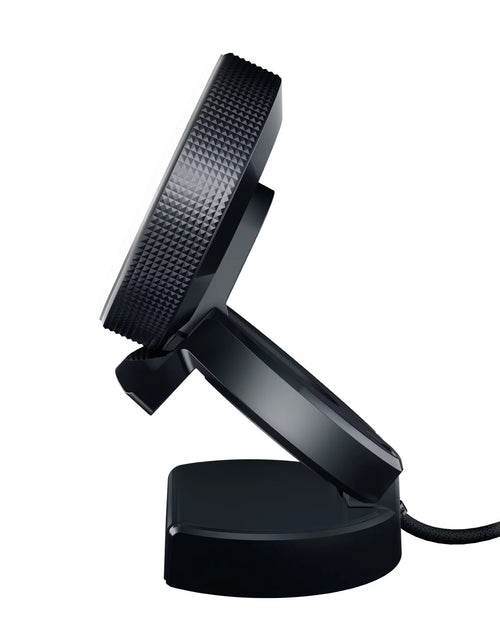 Load image into Gallery viewer, Kiyo Streaming Webcam, Full HD, Auto Focus, Ring Light with Adjustable Brightness, Black
