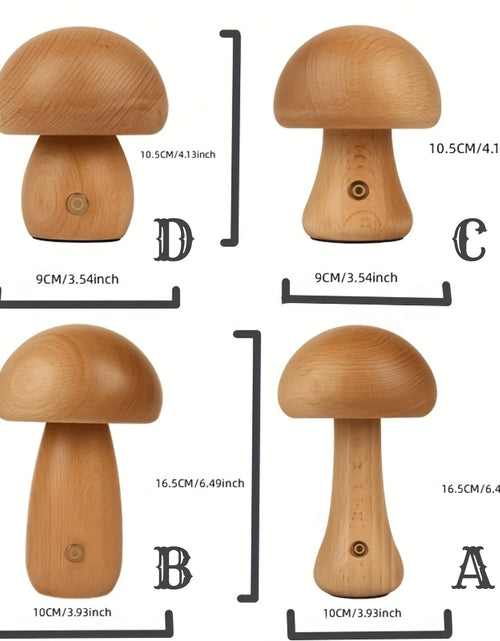 Load image into Gallery viewer, Mushroom Table Lamp,  Creative Bedside Night Light Dimmable LED for Home Decor
