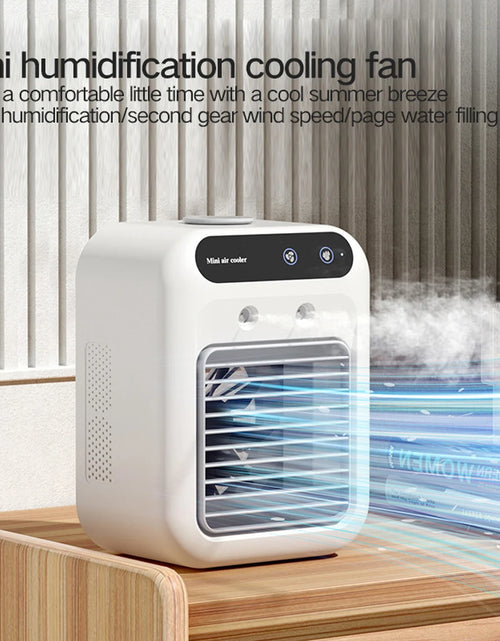 Load image into Gallery viewer, Cold Air Conditioner Fan Mobile Air Conditioning Portable 500Ml Humidifier Mist Cooler Home Electric Fan Mini Ac Air Cooling Fan
