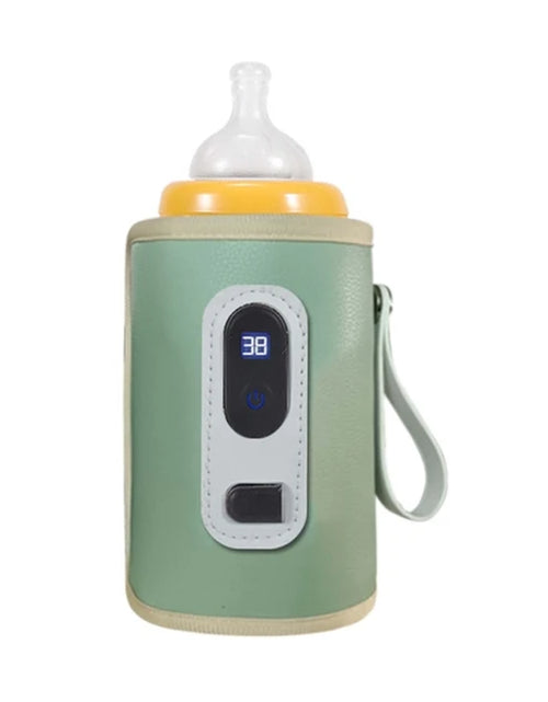 Load image into Gallery viewer, USB Milk Bottle Warmer Infant Bottle Portable Heat Keeper Formula Milk Travel Heating Sleeve for Baby Nursing Bottles
