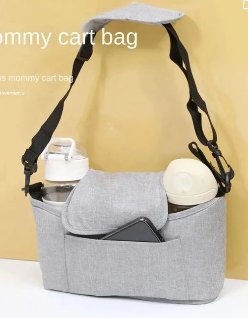 Load image into Gallery viewer, Stroller Bag Baby Diaper Mummy Bag Large Capacity Stroller Organizer Cup Holder Feeding Bottle Stroller Accessories Hanging Bag
