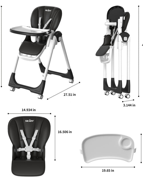 Load image into Gallery viewer, SEJOY Baby Dining Chair High Chair Feeding Chair 6-23 Months Foldable
