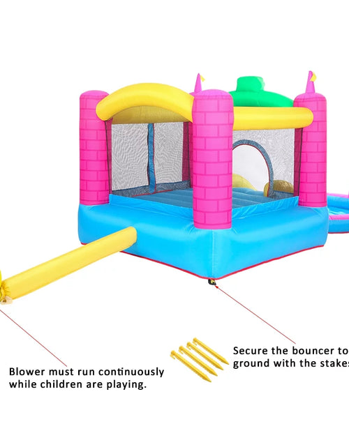 Load image into Gallery viewer, 12.5&#39; X 6.7&#39; X 6.2&#39; Inflatable Bounce House, Tank Jumper Water Spray Castle with 350W Air Blower
