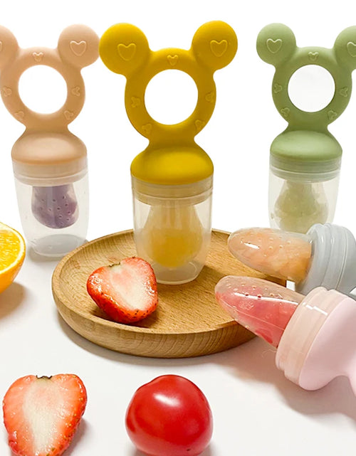 Load image into Gallery viewer, 1Pcs Silicone Baby Fresh Fruit Feeder Teether Nutrition Feeder for Baby Food Feeder Fruit Pacifier Baby Soother Teether Toys
