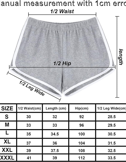 Load image into Gallery viewer, 4 Pack Yoga Short Pants Cotton Sports Shorts Gym Dance Workout Shorts Dolphin Running Athletic Shorts for Women
